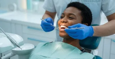 Dental team providing emergency dental care at Garden Family Dental Centre