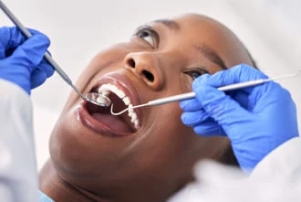Tooth extraction procedure at Garden Family Dental Centre